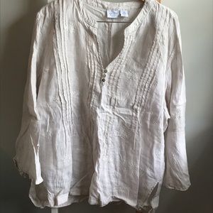 Antibes Blanc Linen Shirt